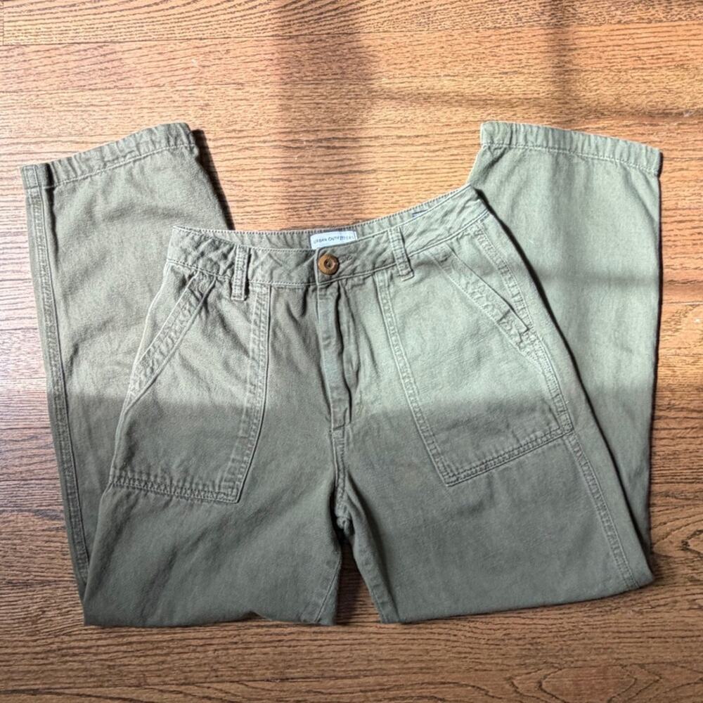 Urban Outfitters Olive Green Cropped Utility Pants Size 2